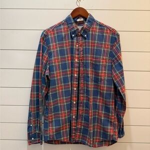 J. Crew Men's Plaid Button-Down Shirt
